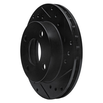 R1 Concepts® - eLINE™ Drilled and Slotted 1-Piece Front Passenger Side Brake Rotor