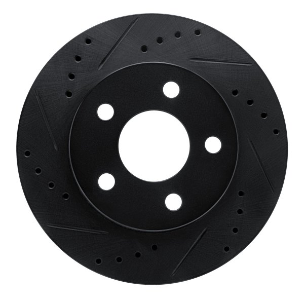 R1 Concepts® - eLINE™ Drilled and Slotted 1-Piece Front Brake Rotor