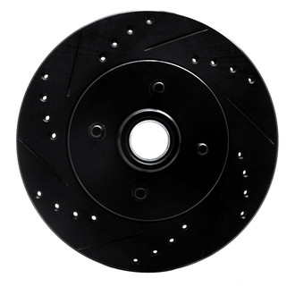 R1 Concepts® - eLINE™ Drilled and Slotted 1-Piece Front Driver Side Brake Rotor