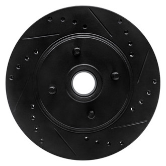 R1 Concepts® - eLINE™ Drilled and Slotted 1-Piece Front Passenger Side Brake Rotor