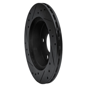 R1 Concepts® - eLINE™ Drilled and Slotted 1-Piece Rear Passenger Side Brake Rotor