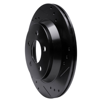 R1 Concepts® - eLINE™ Drilled and Slotted 1-Piece Rear Passenger Side Brake Rotor