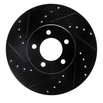 R1 Concepts® - eLINE™ Drilled and Slotted 1-Piece Front Driver Side Brake Rotor