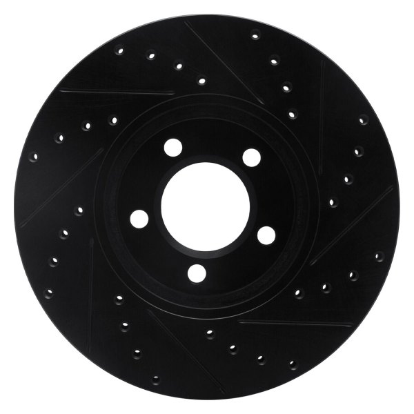 R1 Concepts® - eLINE™ Drilled and Slotted 1-Piece Front Brake Rotor