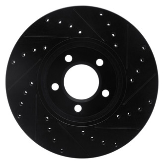 R1 Concepts® - eLINE™ Drilled and Slotted 1-Piece Brake Rotor