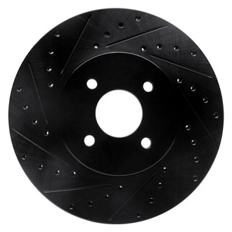 R1 Concepts® - eLINE™ Drilled and Slotted 1-Piece Front Driver Side Brake Rotor