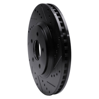 R1 Concepts® - eLINE™ Drilled and Slotted 1-Piece Front Passenger Side Brake Rotor