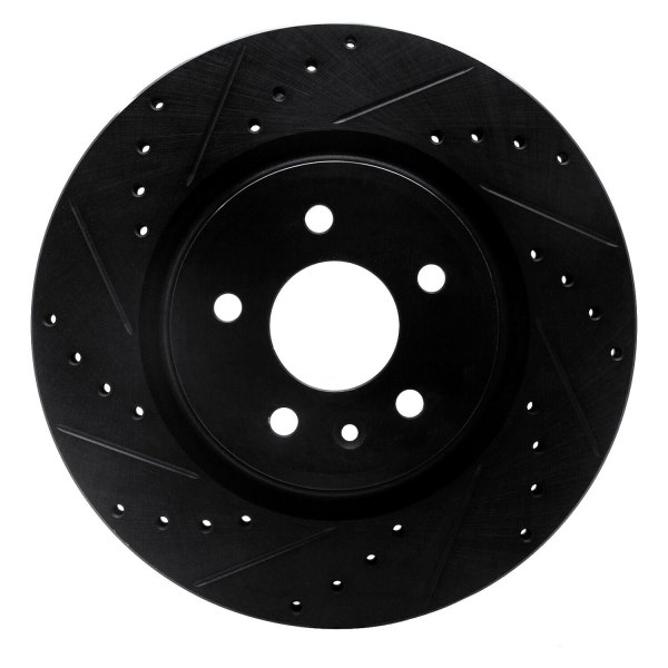 R1 Concepts® - eLINE™ Drilled and Slotted 1-Piece Front Brake Rotor