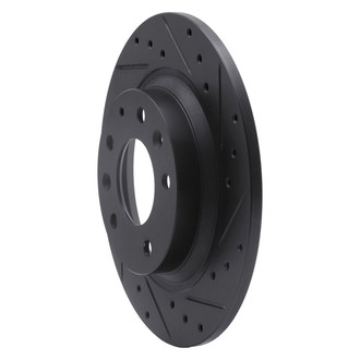 R1 Concepts® - eLINE™ Drilled and Slotted 1-Piece Rear Passenger Side Brake Rotor