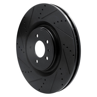 R1 Concepts® - eLINE™ Drilled and Slotted 1-Piece Front Driver Side Brake Rotor