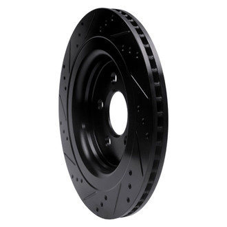 R1 Concepts® - eLINE™ Drilled and Slotted 1-Piece Rear Passenger Side Brake Rotor