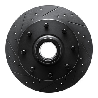 R1 Concepts® - eLINE™ Drilled and Slotted 1-Piece Front Driver Side Brake Rotor