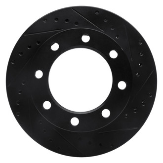 R1 Concepts® - eLINE™ Drilled and Slotted 1-Piece Front Passenger Side Brake Rotor