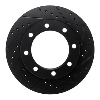 R1 Concepts® - eLINE™ Drilled and Slotted 1-Piece Front Passenger Side Brake Rotor