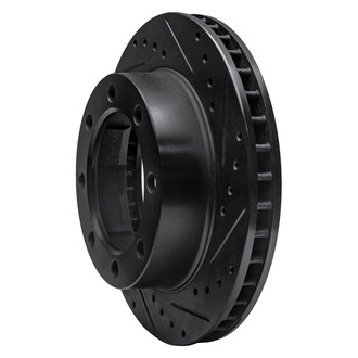 R1 Concepts® - eLINE™ Drilled and Slotted 1-Piece Front Passenger Side Brake Rotor