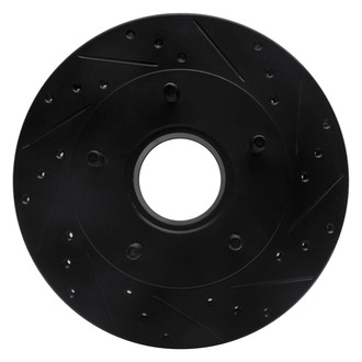 R1 Concepts® - eLINE™ Drilled and Slotted 1-Piece Front Passenger Side Brake Rotor
