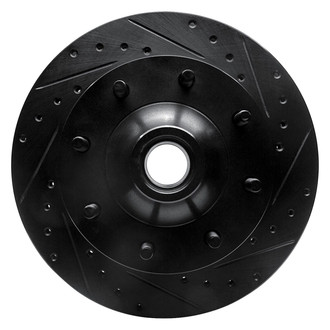 R1 Concepts® - eLINE™ Drilled and Slotted 1-Piece Front Passenger Side Brake Rotor