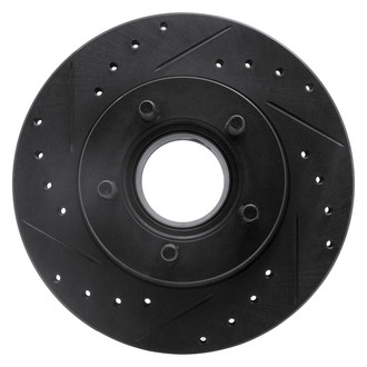 R1 Concepts® - eLINE™ Drilled and Slotted 1-Piece Front Driver Side Brake Rotor