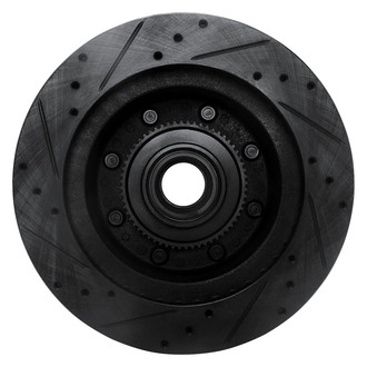 R1 Concepts® - eLINE™ Drilled and Slotted 1-Piece Front Passenger Side Brake Rotor