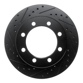R1 Concepts® - eLINE™ Drilled and Slotted 1-Piece Front Driver Side Brake Rotor