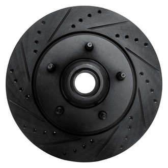 R1 Concepts® - eLINE™ Drilled and Slotted 1-Piece Front Driver Side Brake Rotor