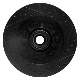 R1 Concepts® - eLINE™ Drilled and Slotted 1-Piece Front Driver Side Brake Rotor