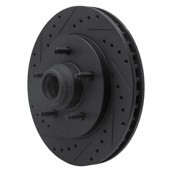 R1 Concepts® - eLINE™ Drilled and Slotted 1-Piece Front Brake Rotor