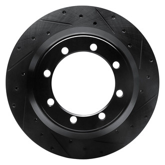 R1 Concepts® - eLINE™ Drilled and Slotted 1-Piece Rear Passenger Side Brake Rotor