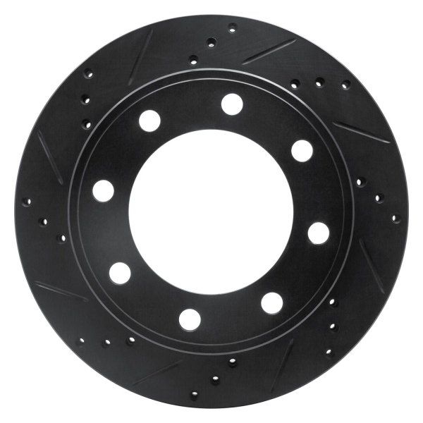 R1 Concepts® - eLINE™ Drilled and Slotted 1-Piece Rear Brake Rotor