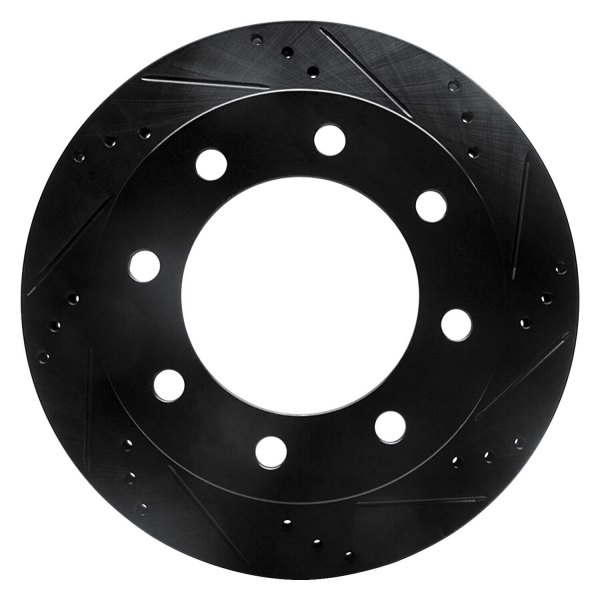 R1 Concepts® - eLINE™ Drilled and Slotted 1-Piece Rear Brake Rotor