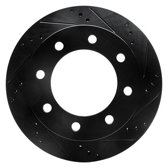 R1 Concepts® - eLINE™ Drilled and Slotted 1-Piece Rear Passenger Side Brake Rotor