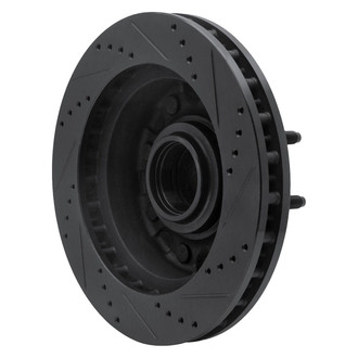 R1 Concepts® - eLINE™ Drilled and Slotted 1-Piece Front Driver Side Brake Rotor