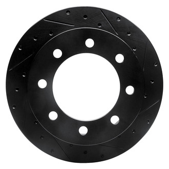 R1 Concepts® - eLINE™ Drilled and Slotted 1-Piece Rear Passenger Side Brake Rotor