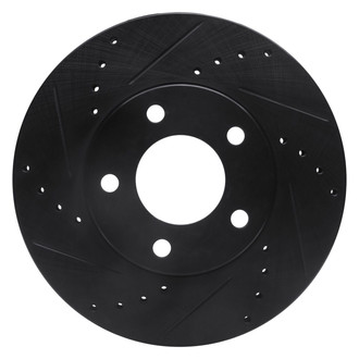 R1 Concepts® - eLINE™ Drilled and Slotted 1-Piece Front Brake Rotor