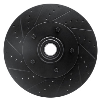 R1 Concepts® - eLINE™ Drilled and Slotted 1-Piece Front Driver Side Brake Rotor