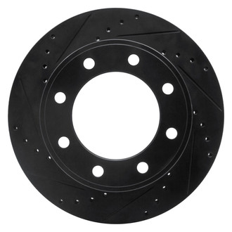 R1 Concepts® - eLINE™ Drilled and Slotted 1-Piece Rear Driver Side Brake Rotor