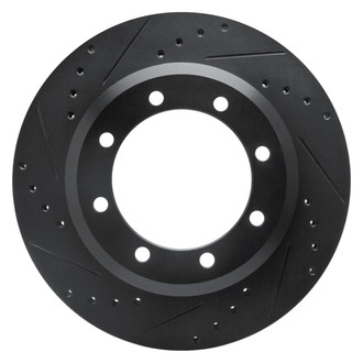 R1 Concepts® - eLINE™ Drilled and Slotted 1-Piece Rear Driver Side Brake Rotor