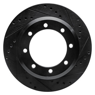 R1 Concepts® - eLINE™ Drilled and Slotted 1-Piece Rear Passenger Side Brake Rotor