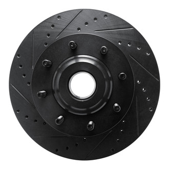 R1 Concepts® - eLINE™ Drilled and Slotted 1-Piece Front Driver Side Brake Rotor