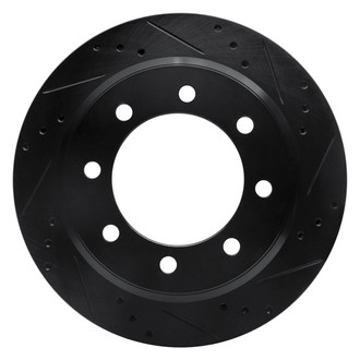 R1 Concepts® - eLINE™ Drilled and Slotted 1-Piece Rear Passenger Side Brake Rotor
