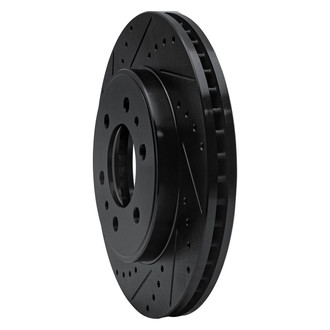 R1 Concepts® - eLINE™ Drilled and Slotted 1-Piece Front Driver Side Brake Rotor