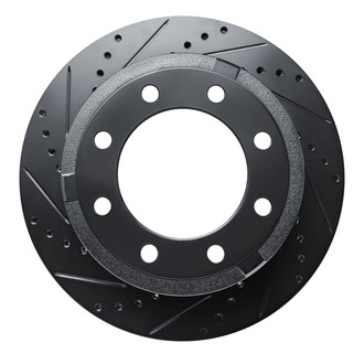 R1 Concepts® - eLINE™ Drilled and Slotted 1-Piece Rear Driver Side Brake Rotor
