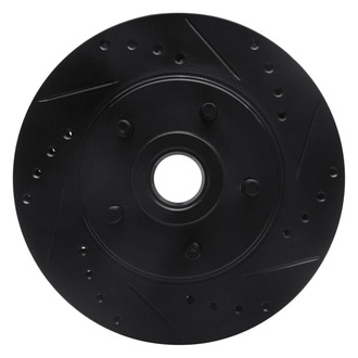 R1 Concepts® - eLINE™ Drilled and Slotted 1-Piece Front Passenger Side Brake Rotor