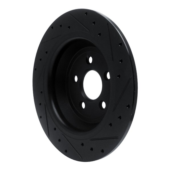 R1 Concepts® - eLINE™ Drilled and Slotted 1-Piece Rear Brake Rotor