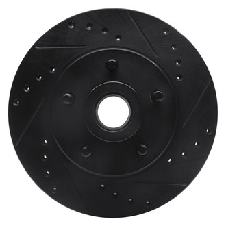 R1 Concepts® - eLINE™ Drilled and Slotted 1-Piece Front Passenger Side Brake Rotor