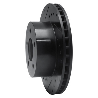 R1 Concepts® - eLINE™ Drilled and Slotted 1-Piece Front Driver Side Brake Rotor