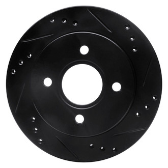 R1 Concepts® - eLINE™ Drilled and Slotted 1-Piece Rear Passenger Side Brake Rotor