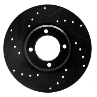 R1 Concepts® - eLINE™ Drilled and Slotted 1-Piece Front Driver Side Brake Rotor