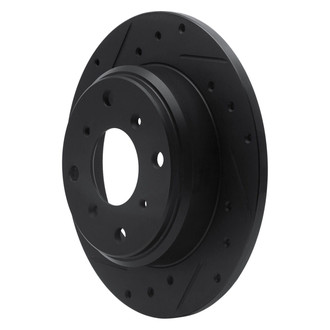 R1 Concepts® - eLINE™ Drilled and Slotted 1-Piece Rear Driver Side Brake Rotor