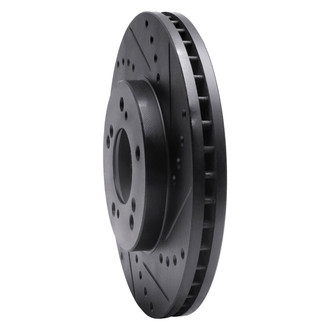 R1 Concepts® - eLINE™ Drilled and Slotted 1-Piece Front Passenger Side Brake Rotor